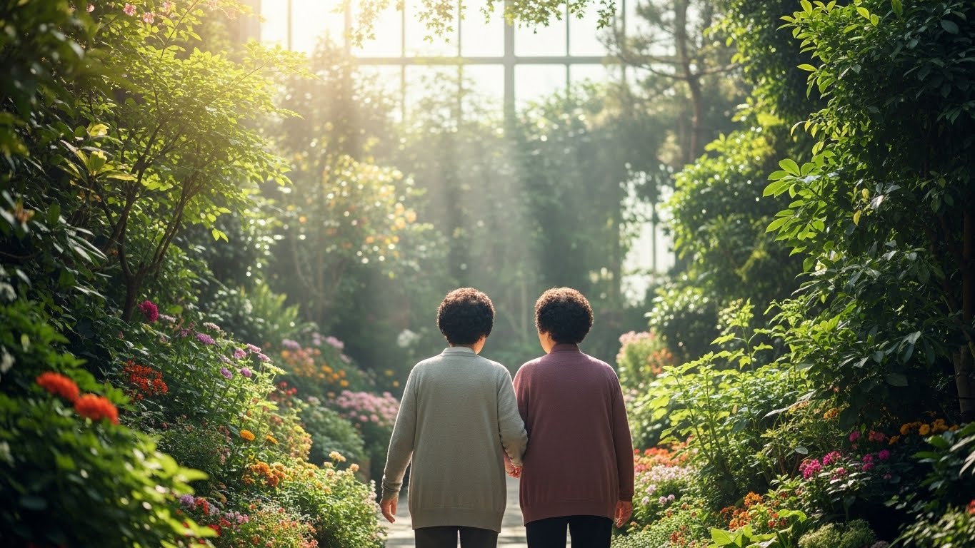 정원 산책 일상