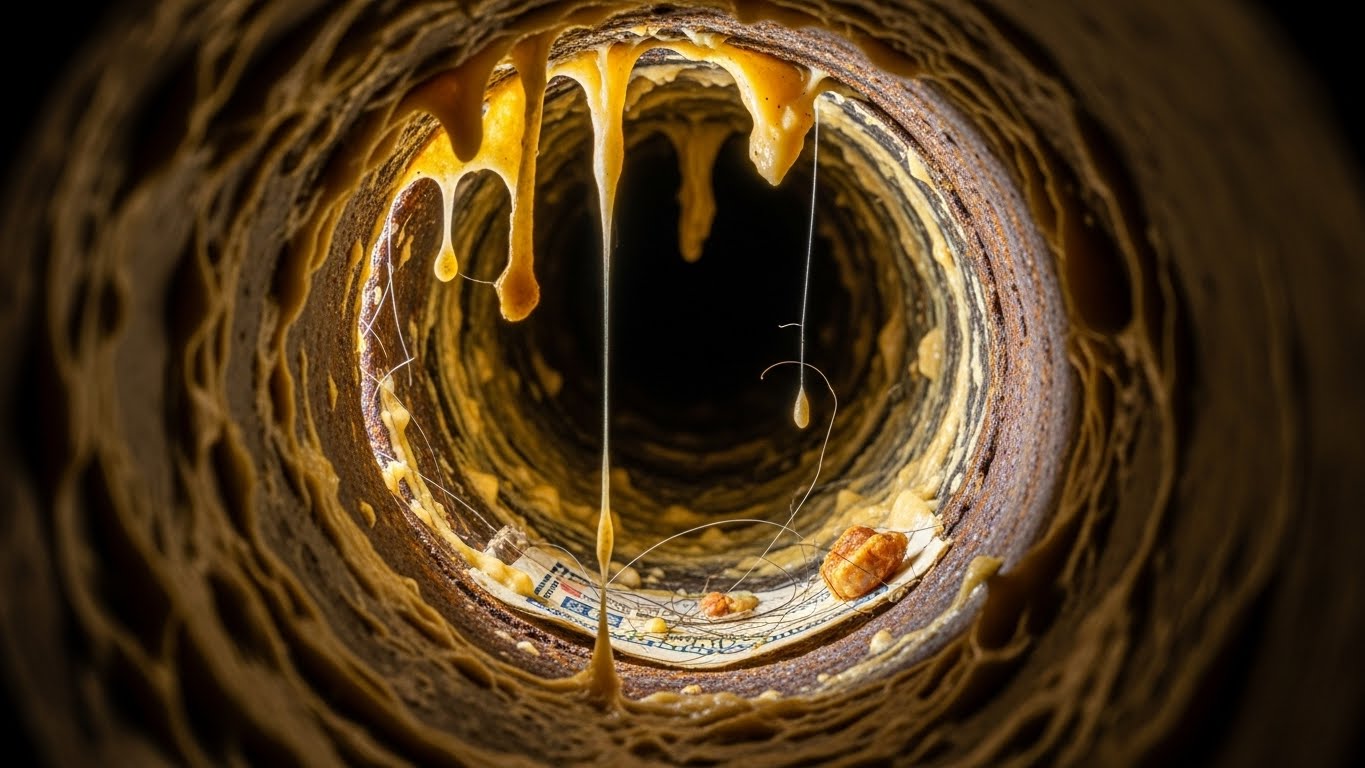 기름 슬러지 제거 전