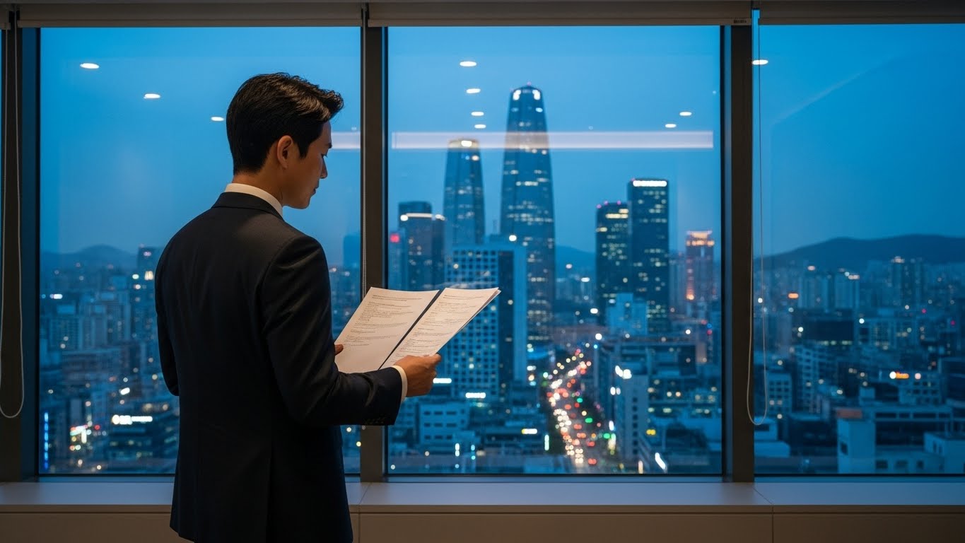 전문 세무사 뒷모습