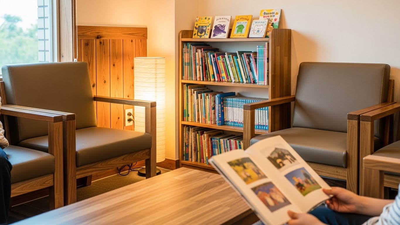 센터 대기실 및 안내